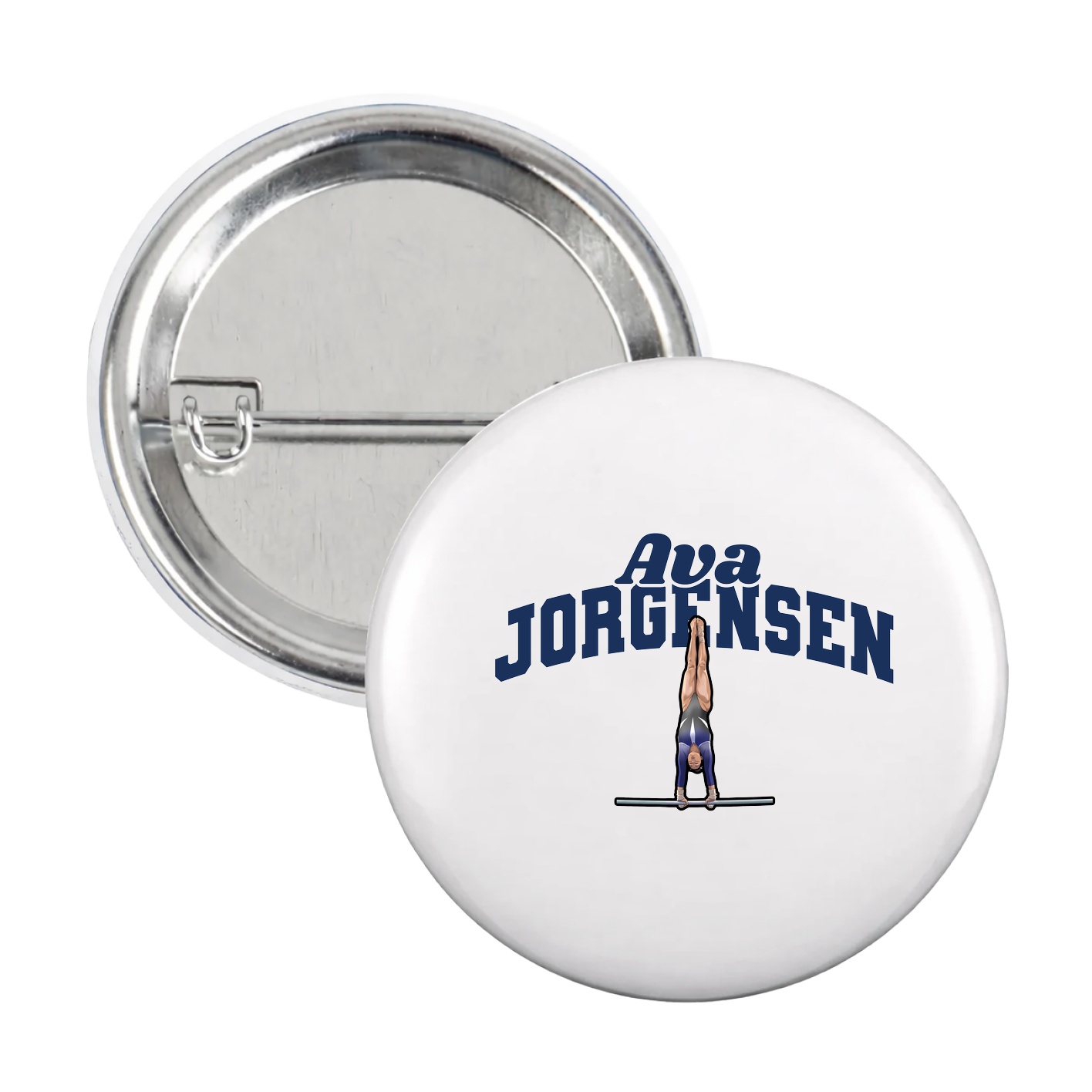 Game Day Button — Signature Arch in White