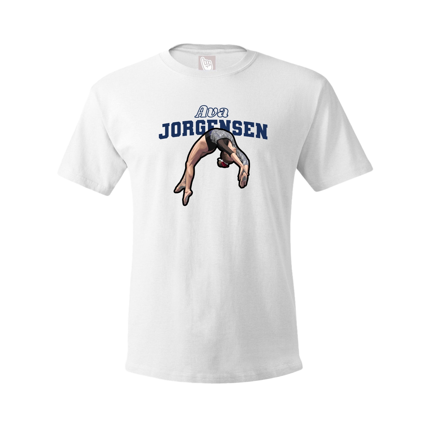 Tee — Name Arch in White