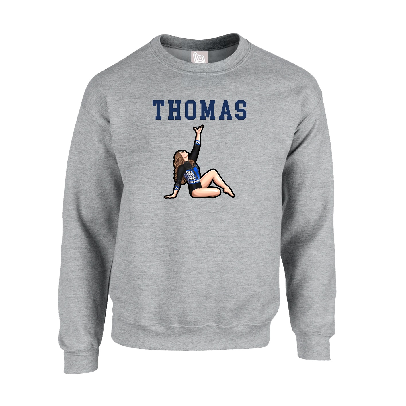 Fleece Crew — Shirsey in Grey