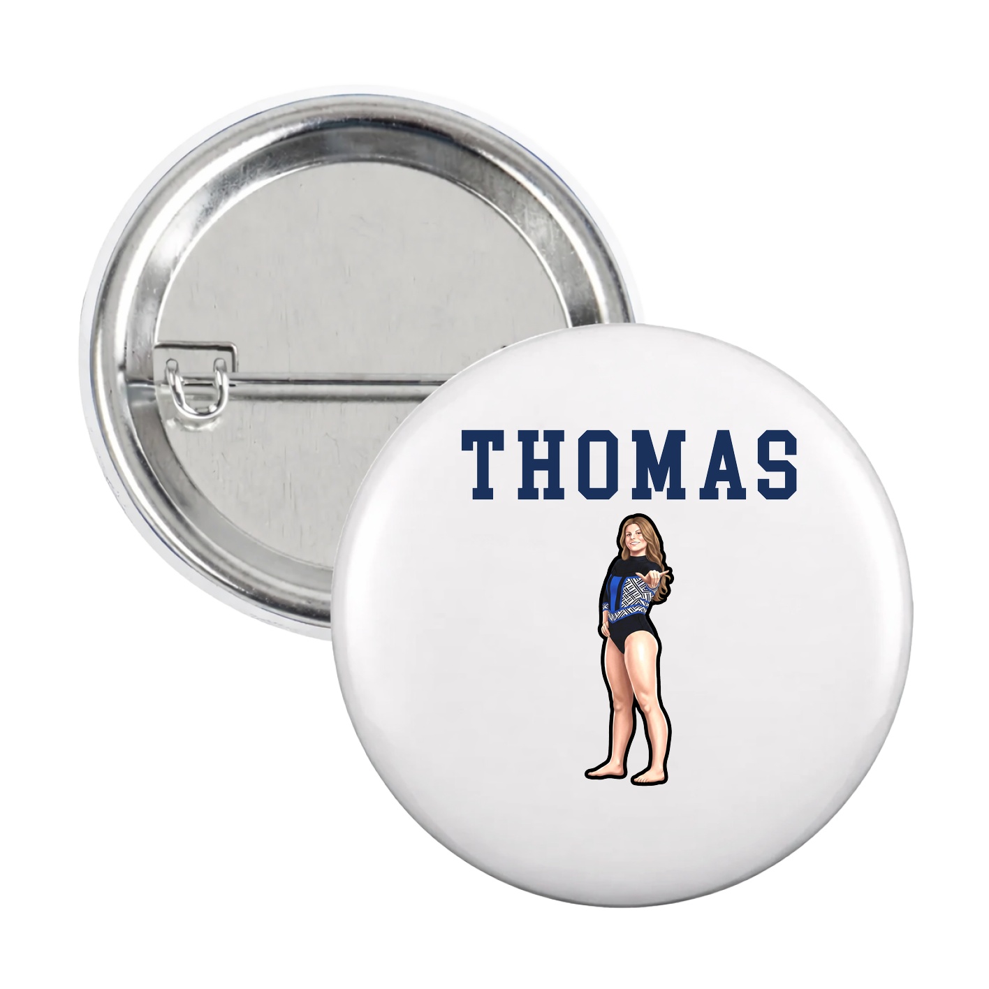 Game Day Button — Shirsey in White