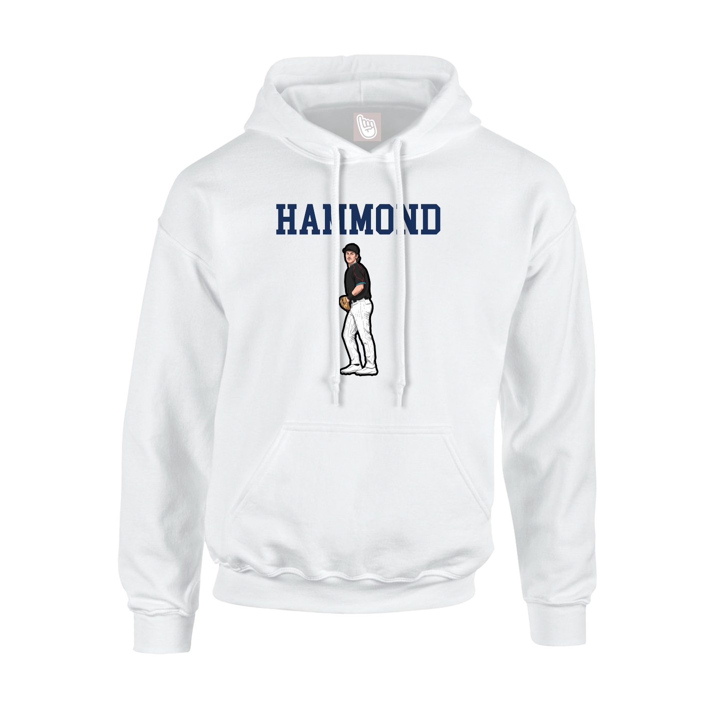 Hoodie — Shirsey in White
