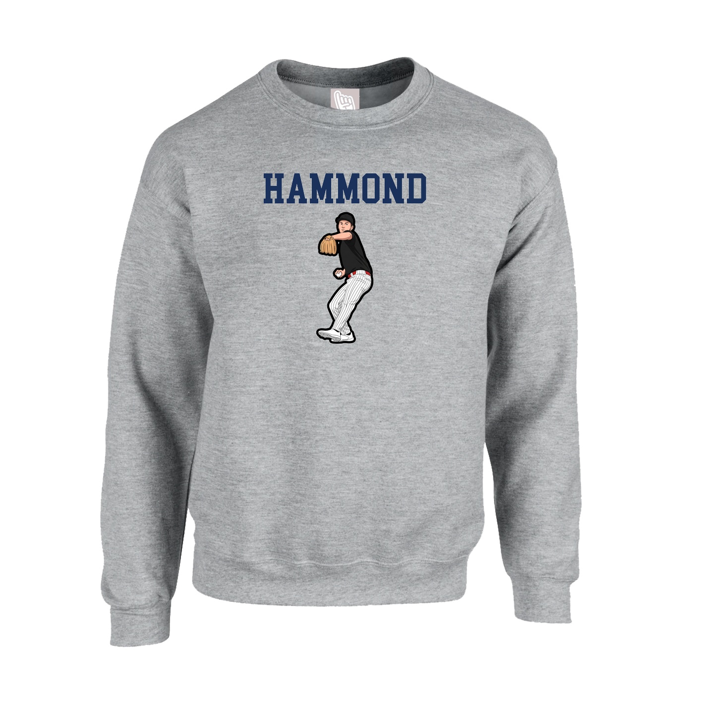 Fleece Crew — Shirsey in Grey