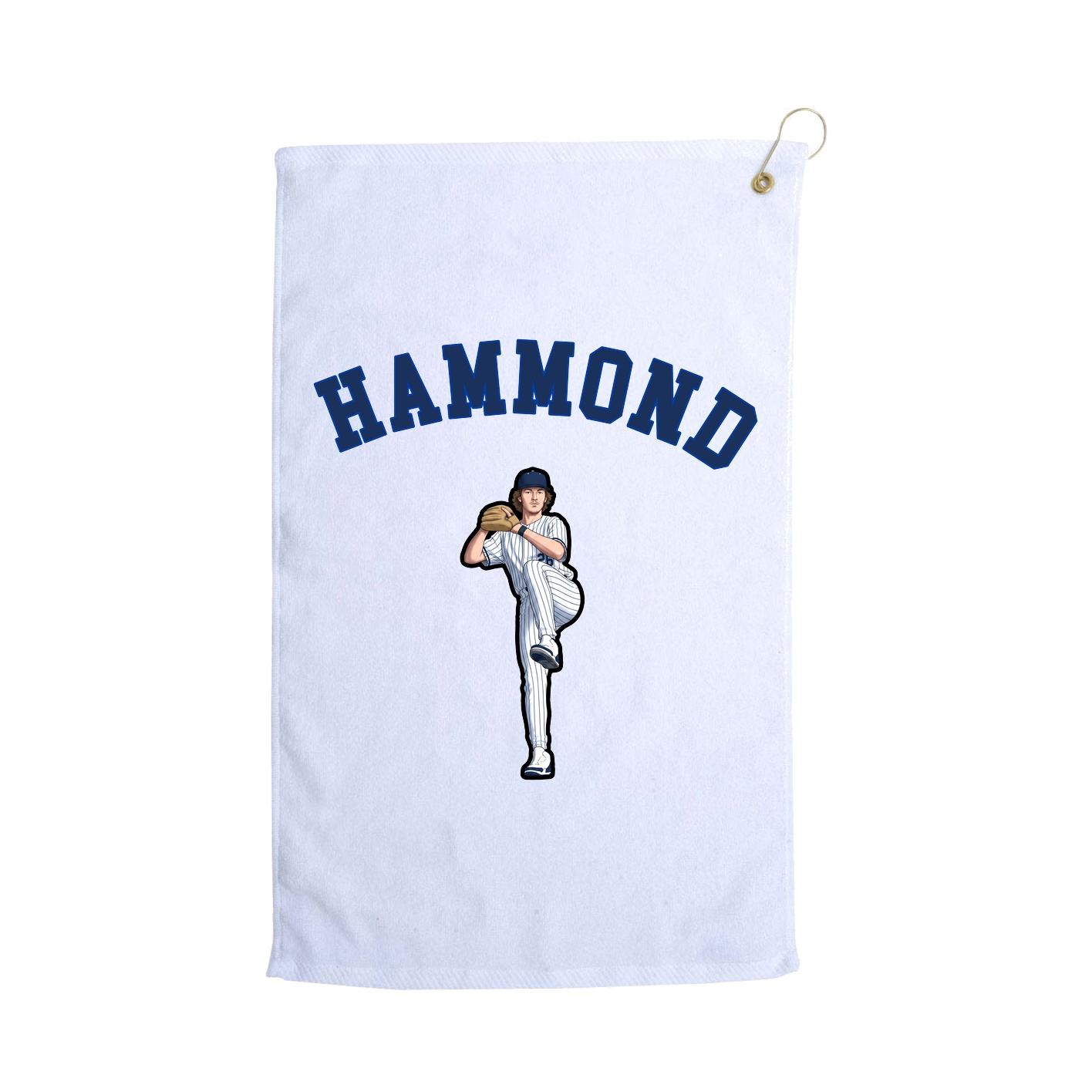 Golf Towel — Shirsey Arch in White