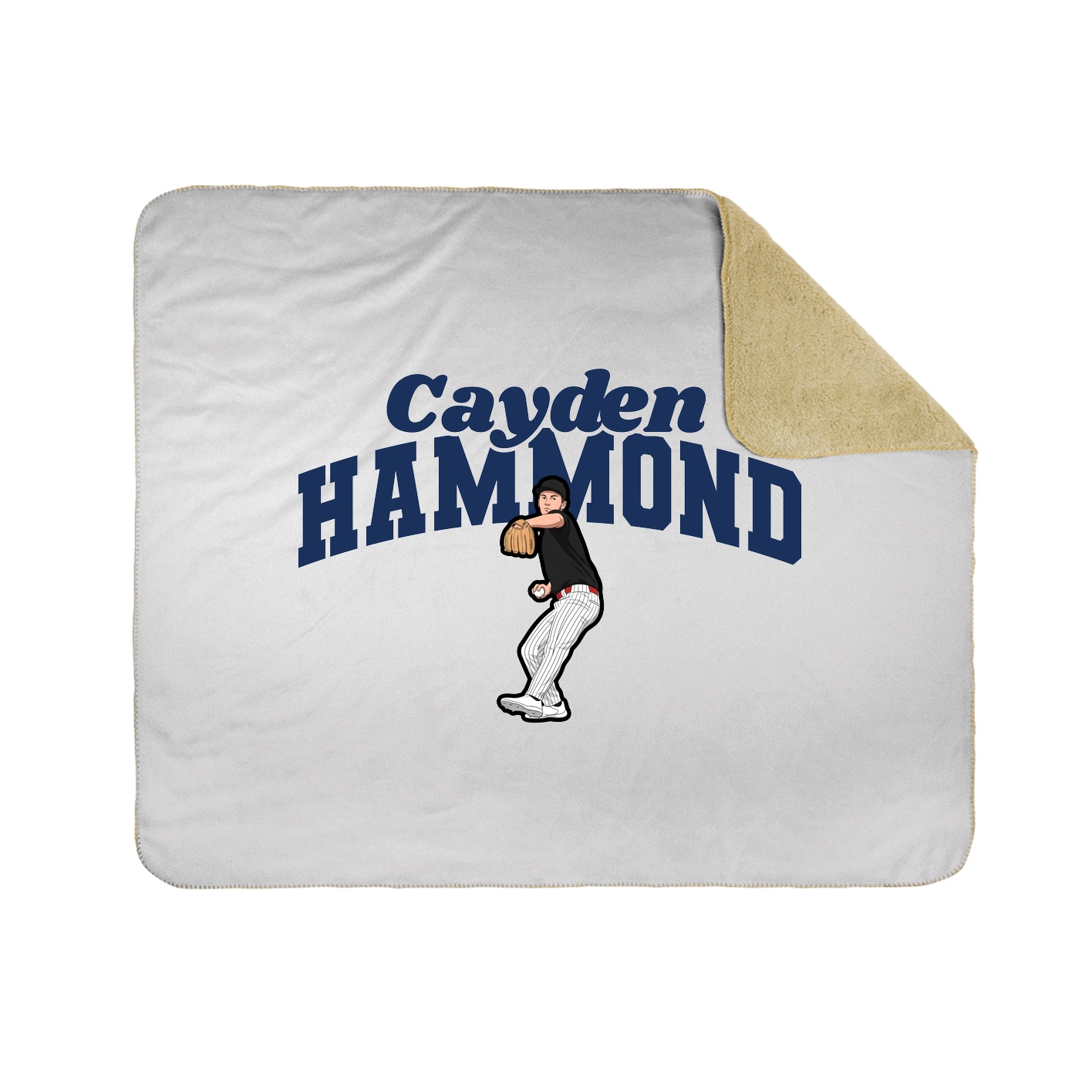 Throw Blanket — Signature Arch in White