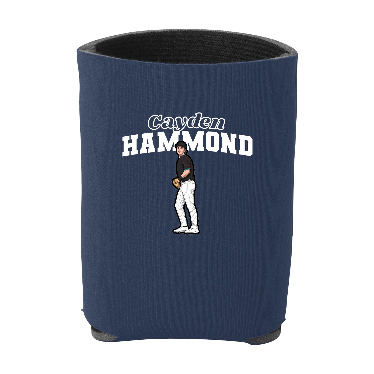 Can Holder — Name Arch in Navy