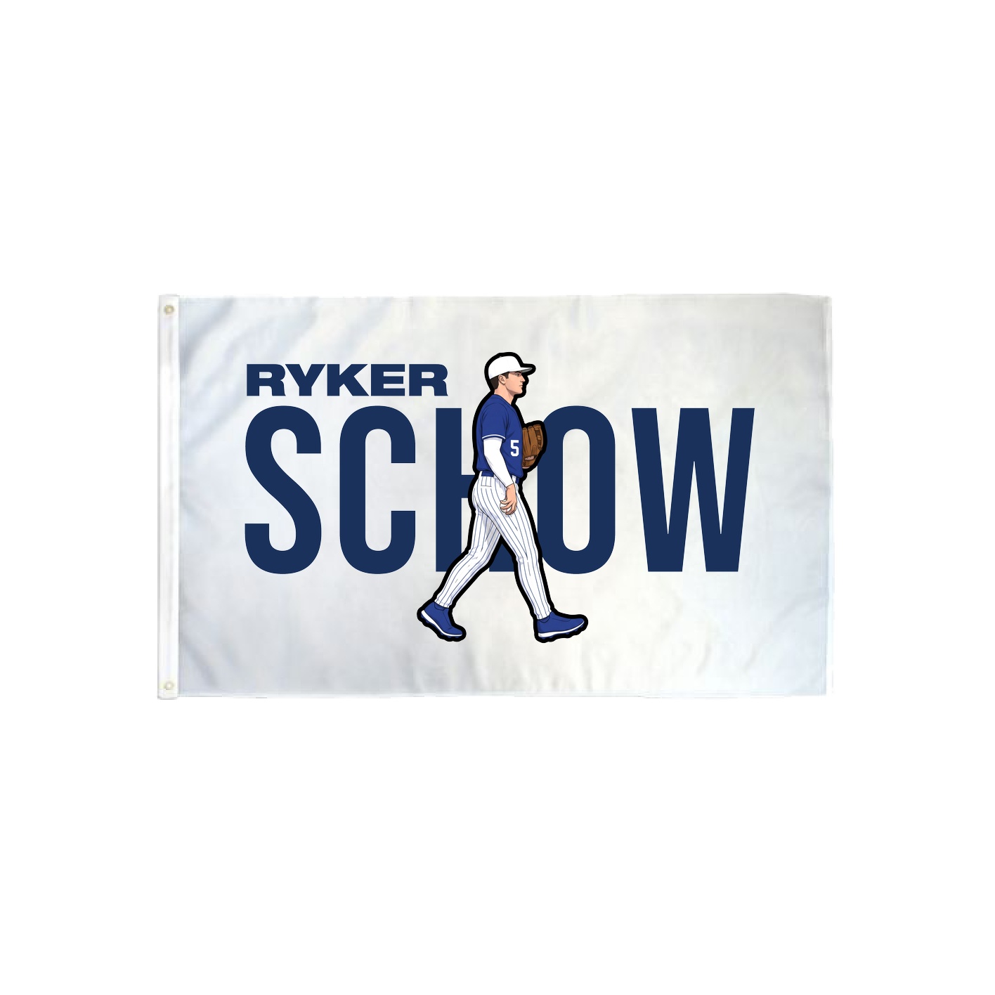 3x5 Flag — Player Name in Classic