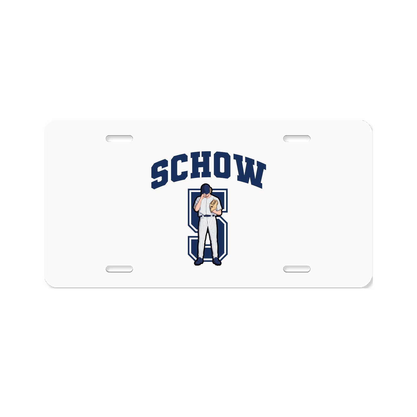 License Plate — Number in Classic