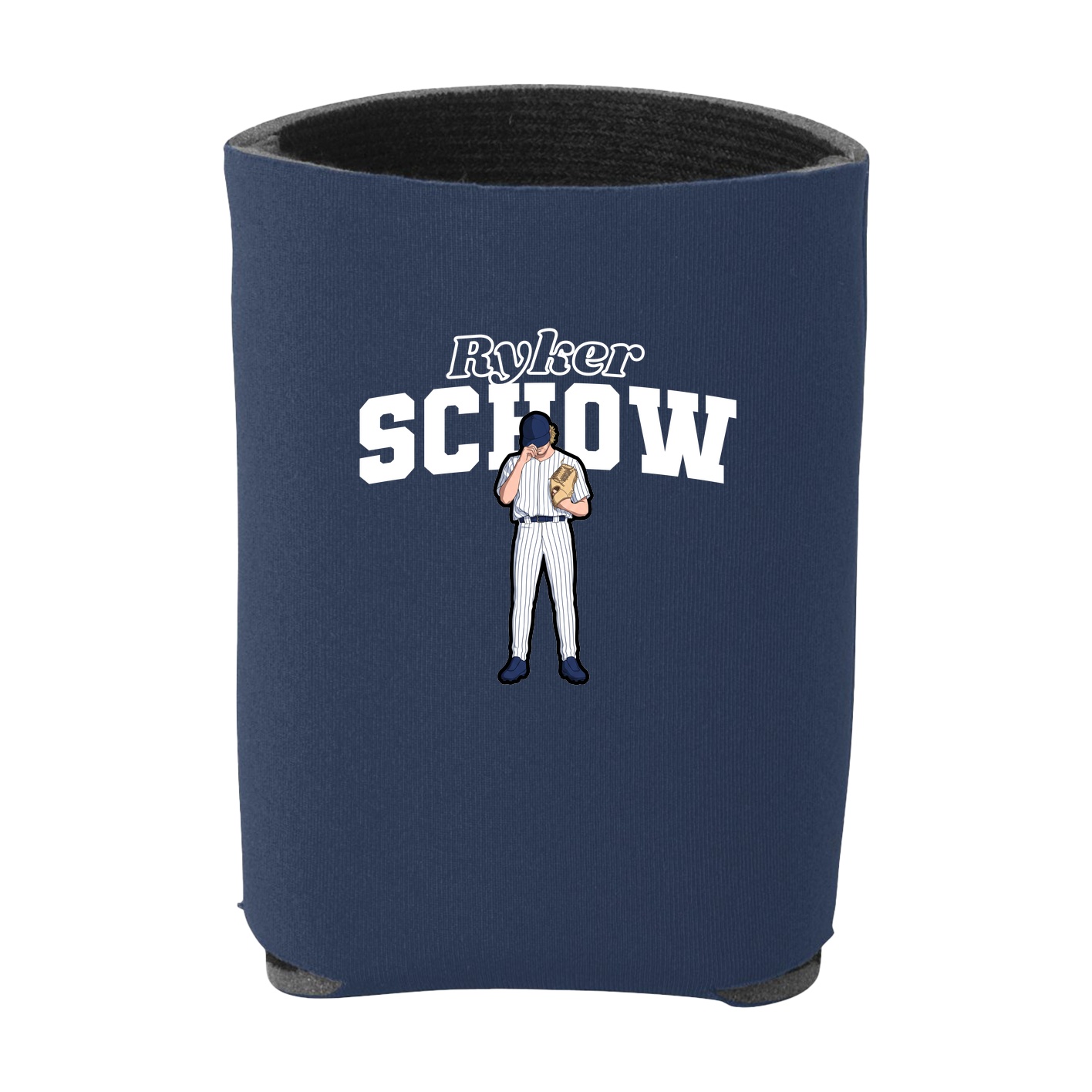Can Holder — Name Arch in Navy