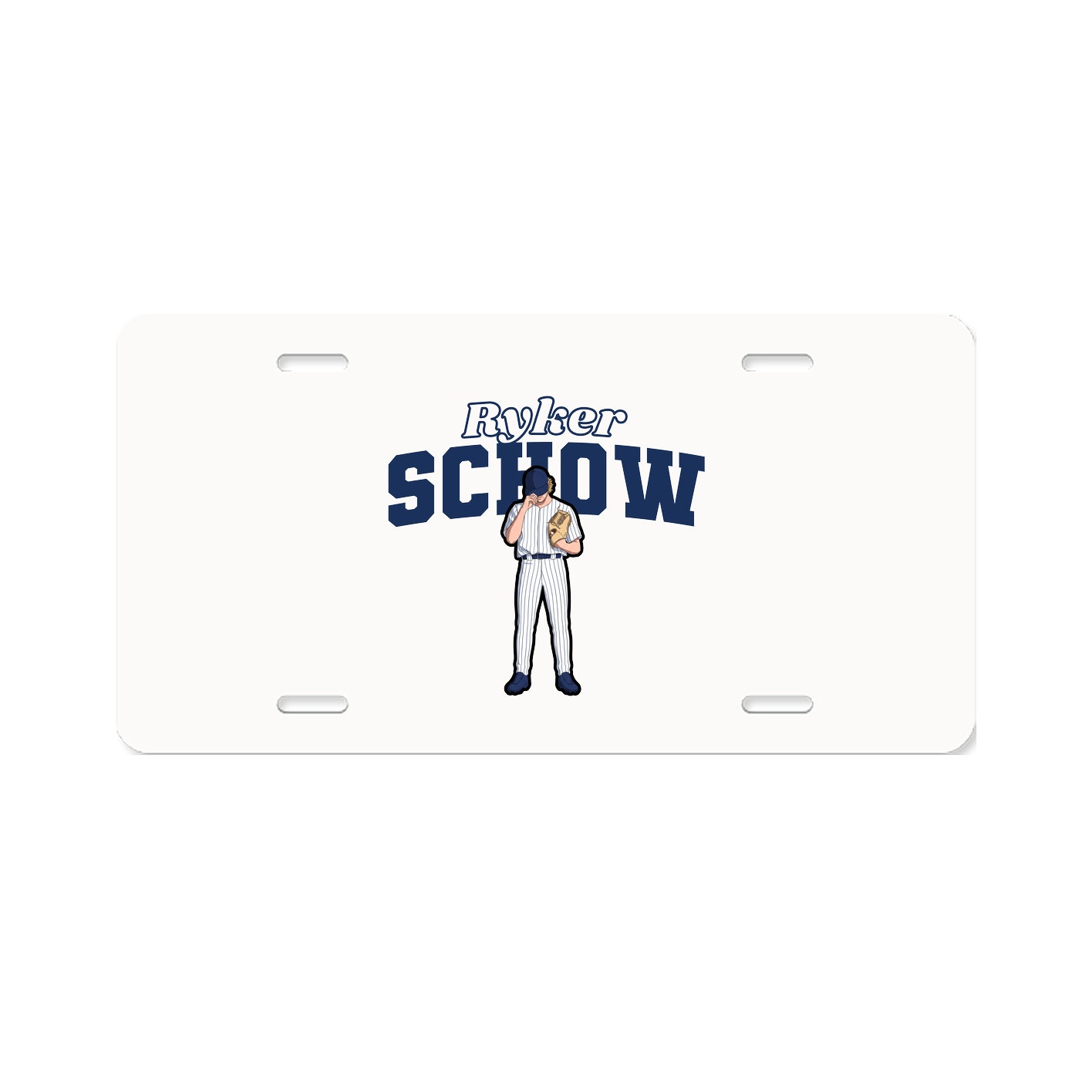 License Plate — Name Arch in Classic