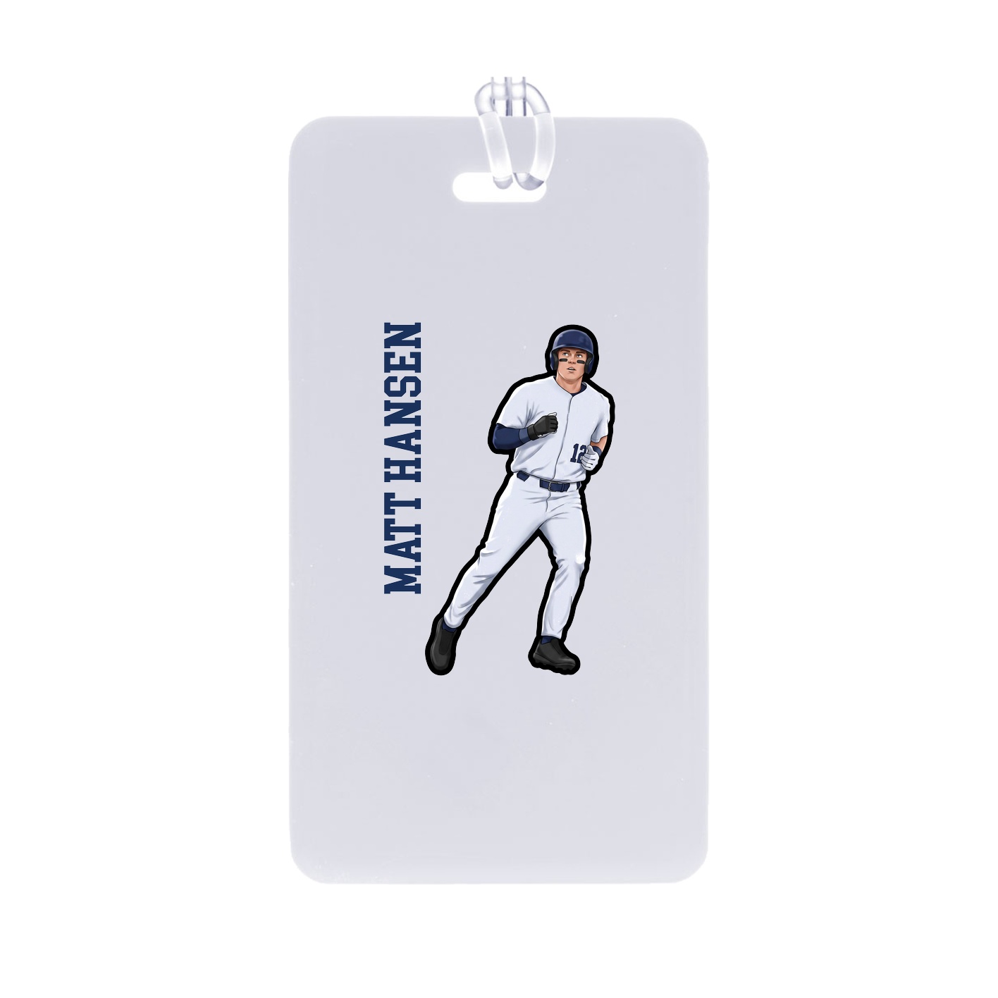 Bag Tag — Name Vertical in Classic
