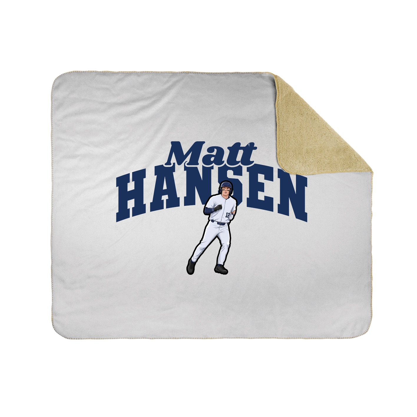 Throw Blanket — Signature Arch in White