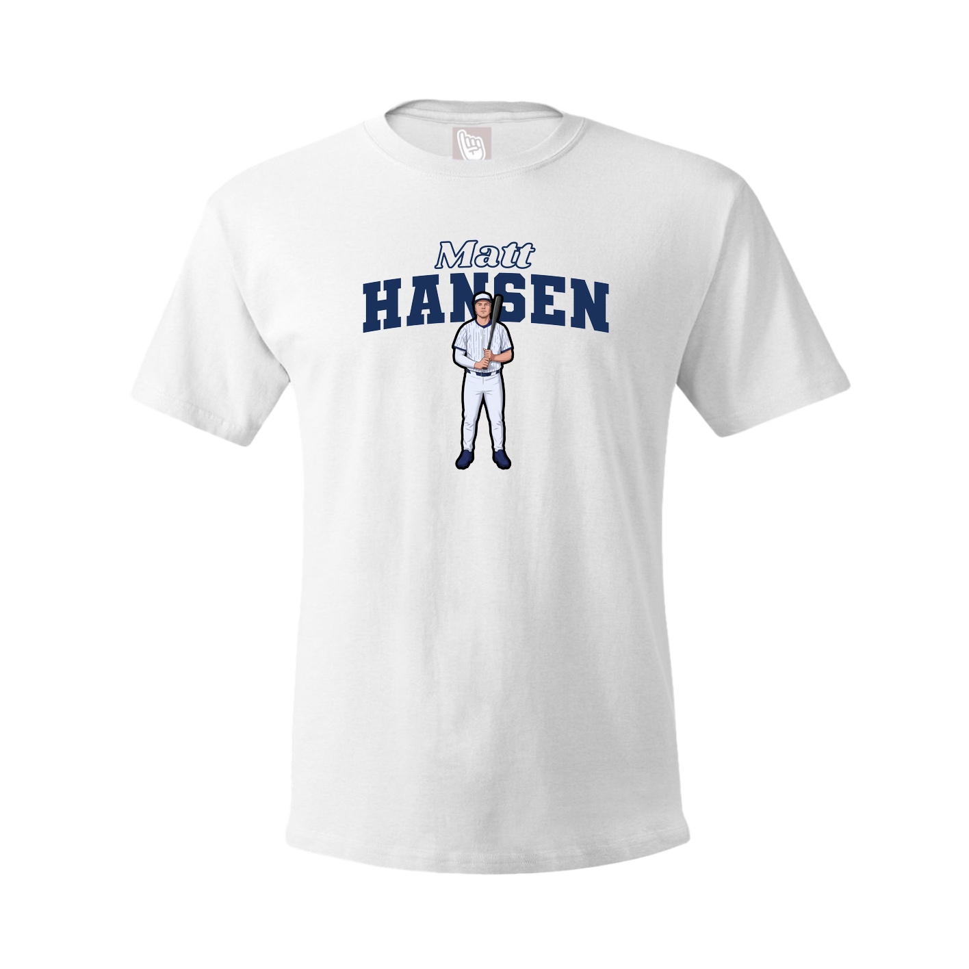 Tee — Name Arch in White