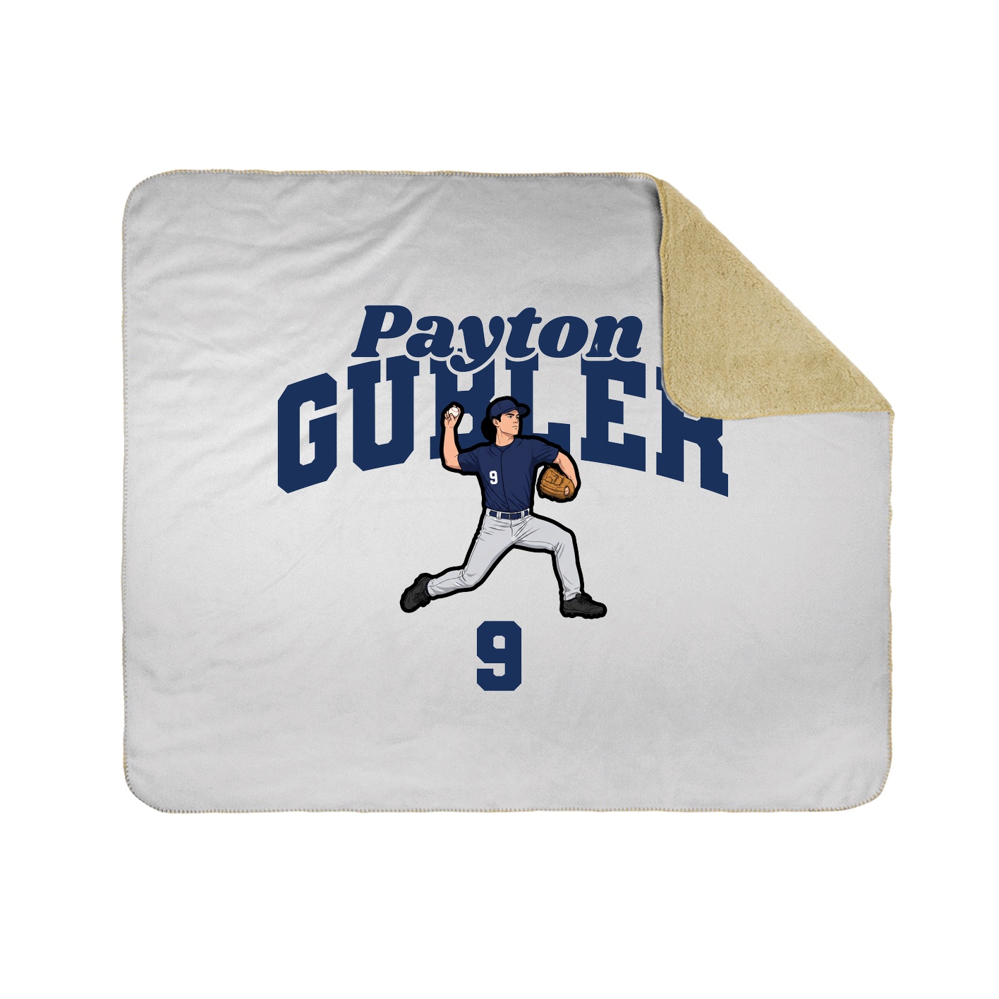 Throw Blanket — Signature Arch in White
