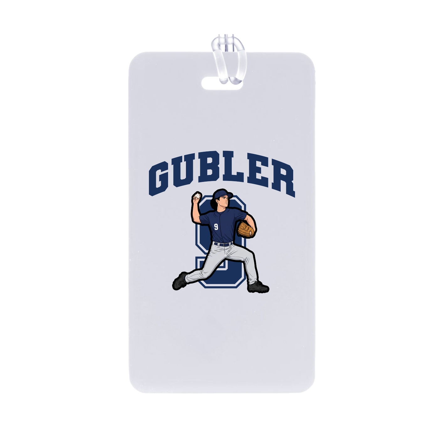 Bag Tag — Number in Classic