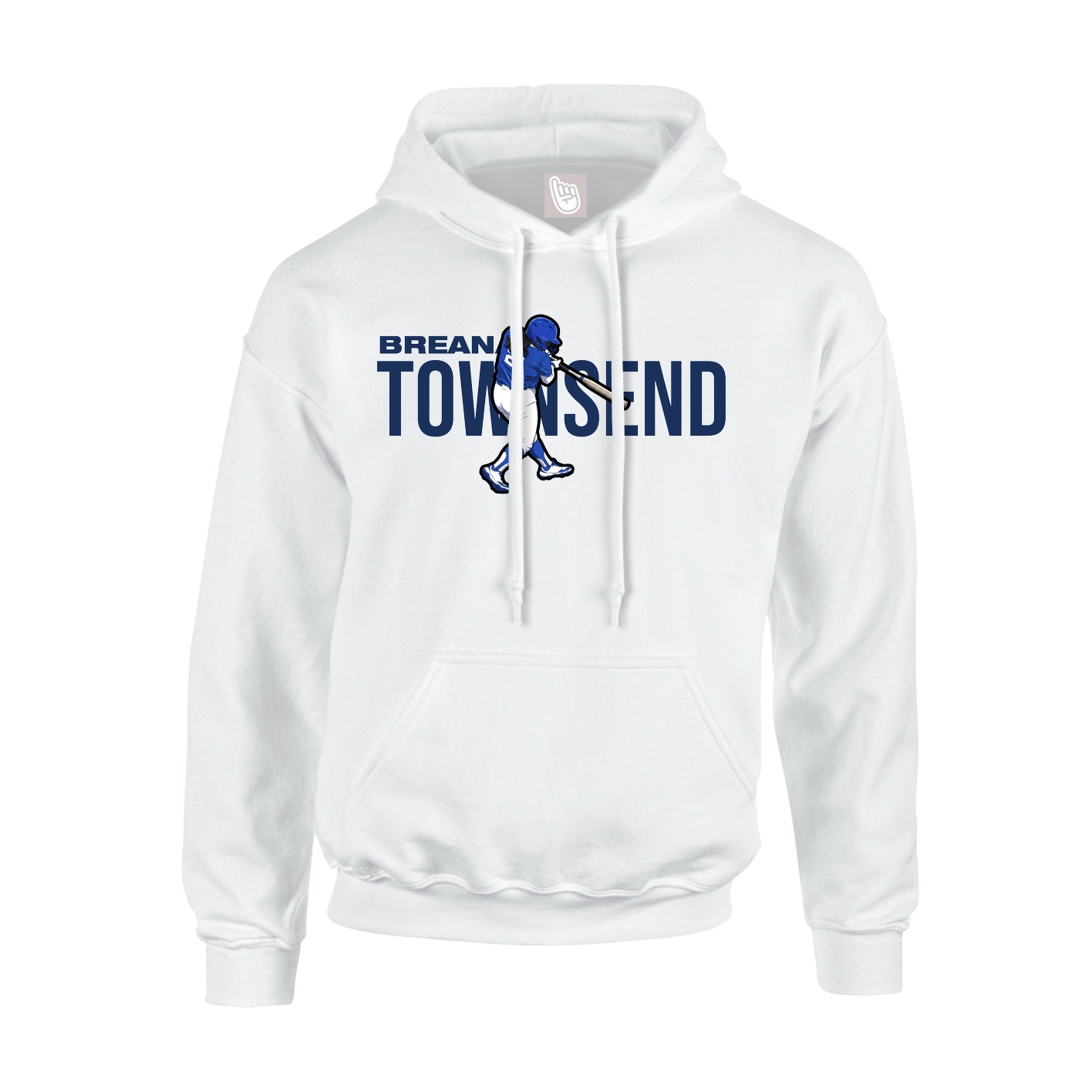 Hoodie — Player Name in White