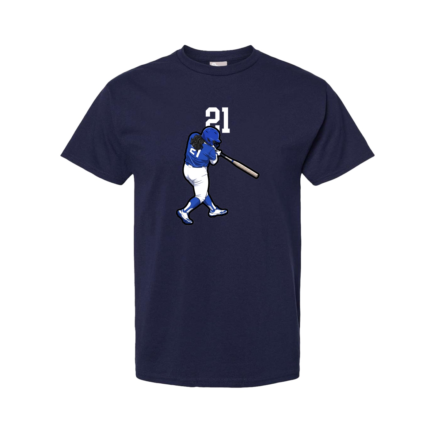 Tee — Number Top in Navy