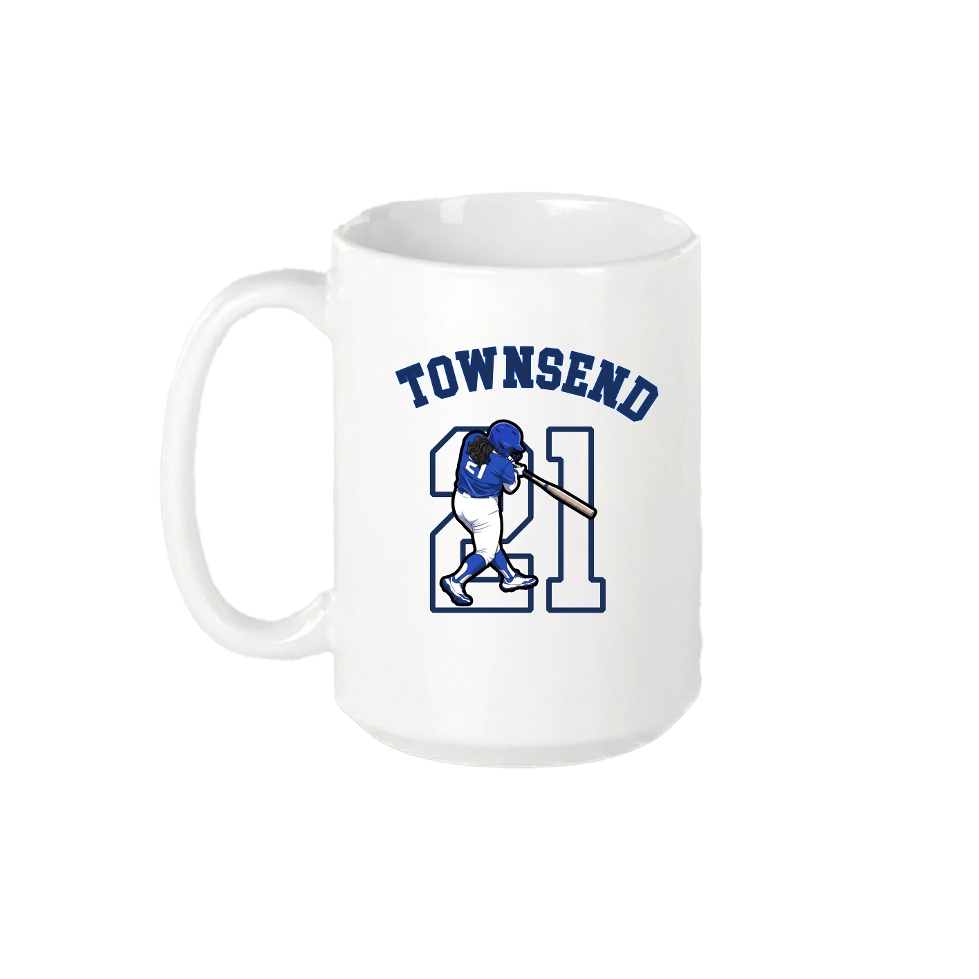 15oz Coffee Mug — Shirsey Arch in White