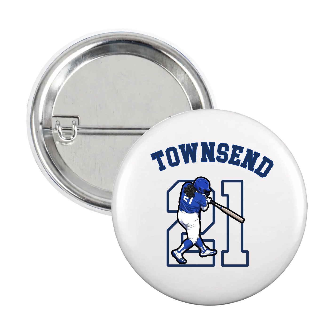 Game Day Button — Shirsey Arch in White
