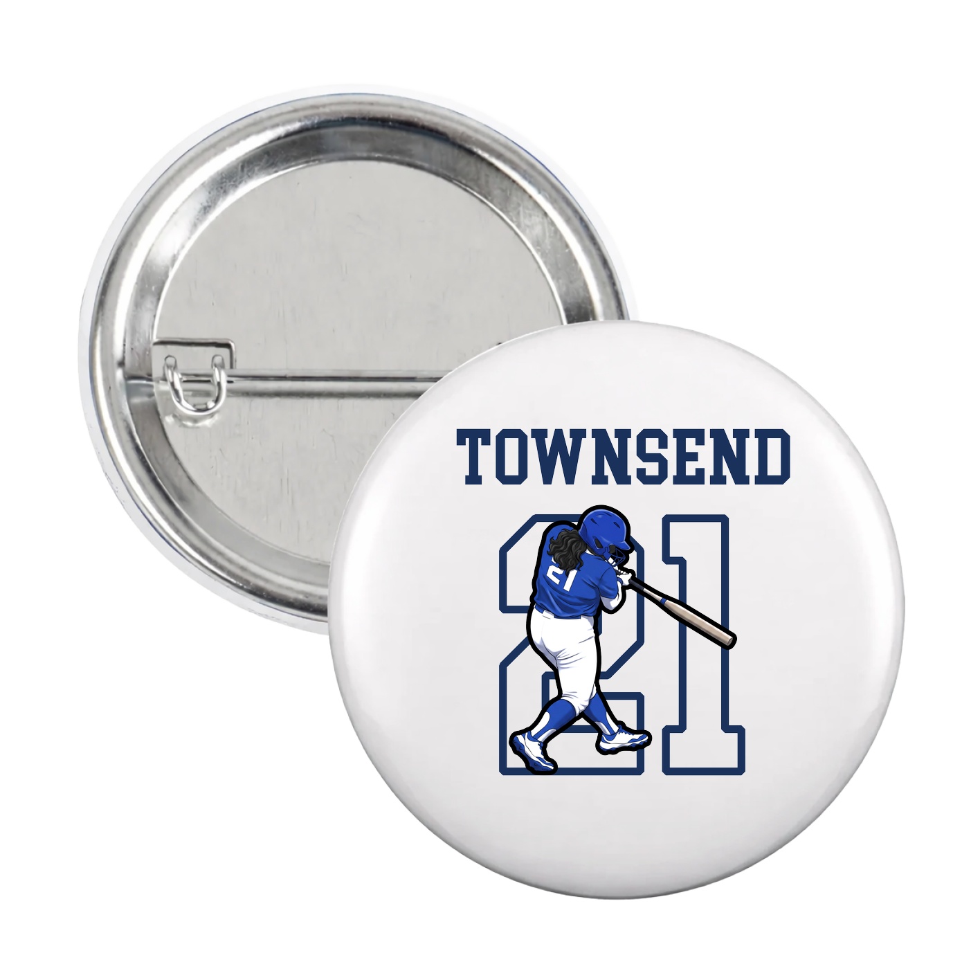 Game Day Button — Shirsey in White