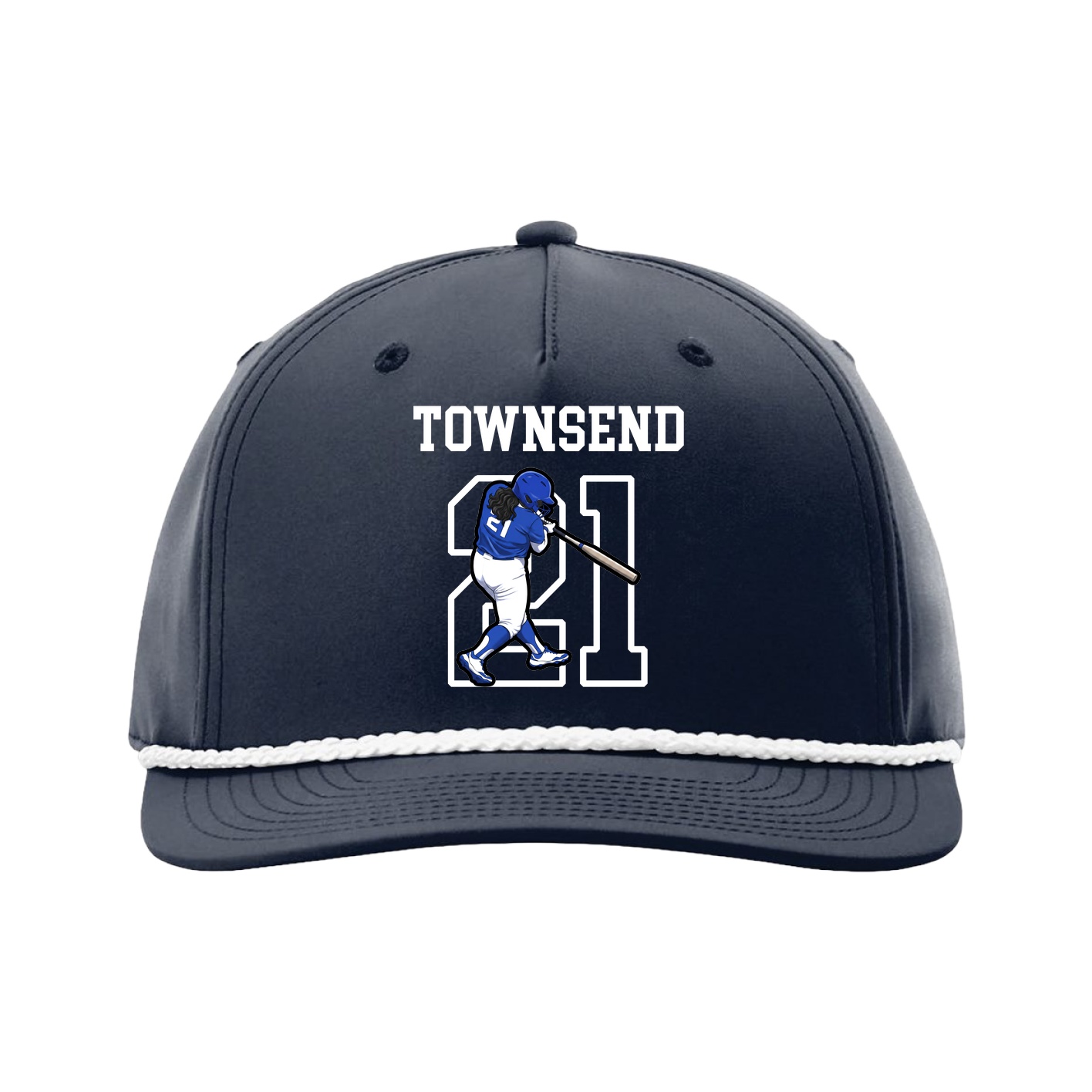 Five-Panel Classic Rope Cap — Shirsey in Navy
