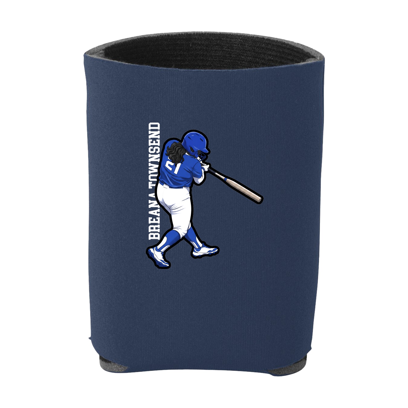Can Holder — Name Vertical in Navy