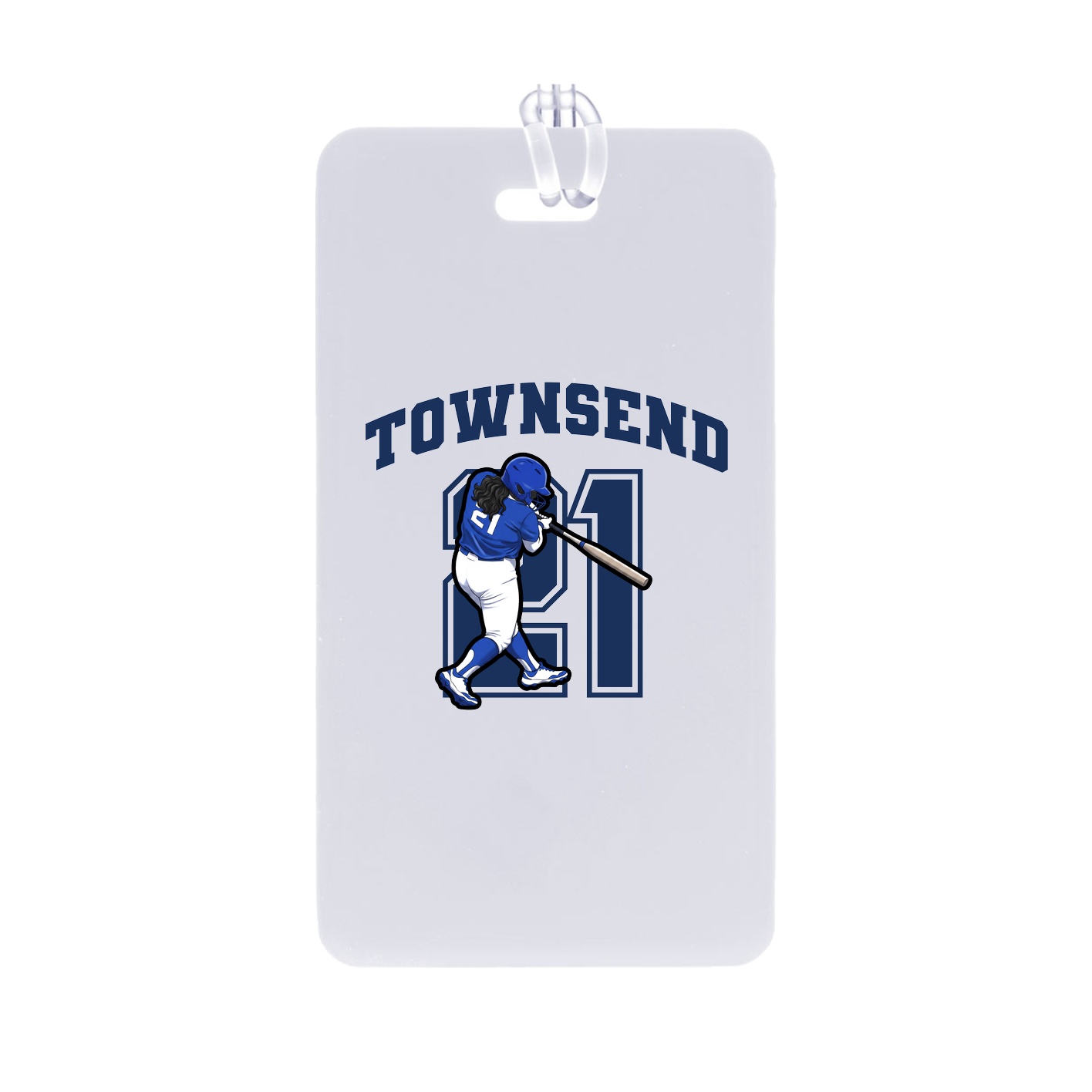 Bag Tag — Number in Classic