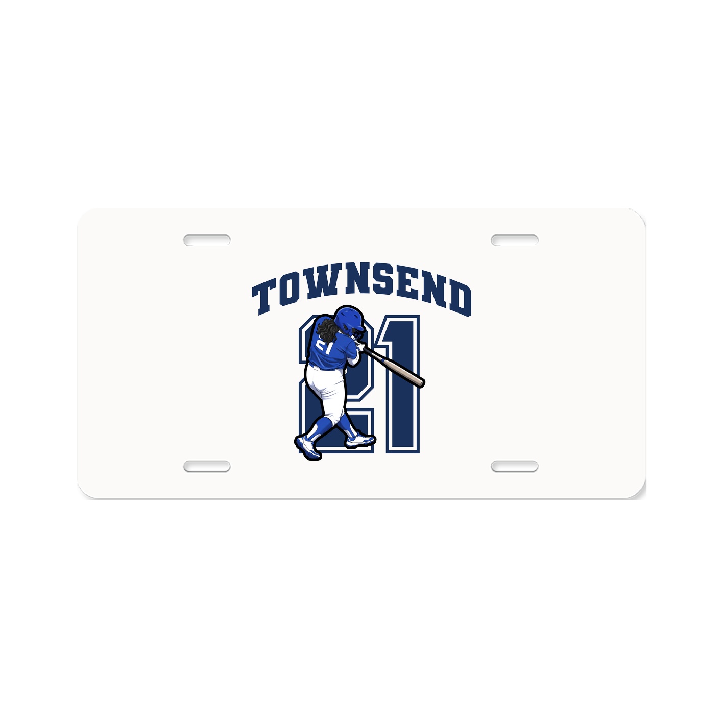 License Plate — Number in Classic