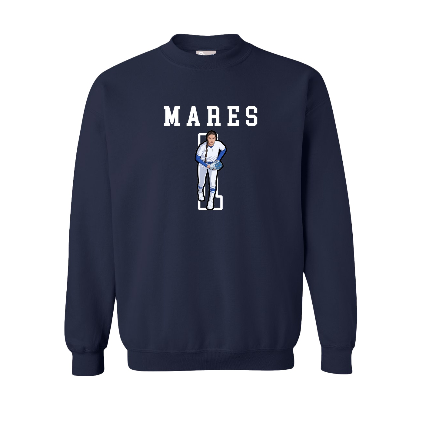 Fleece Crew — Shirsey in Navy
