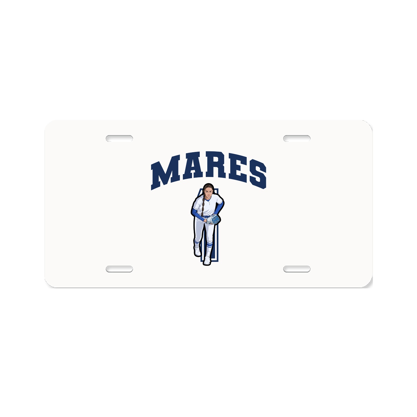 License Plate — Number in Classic