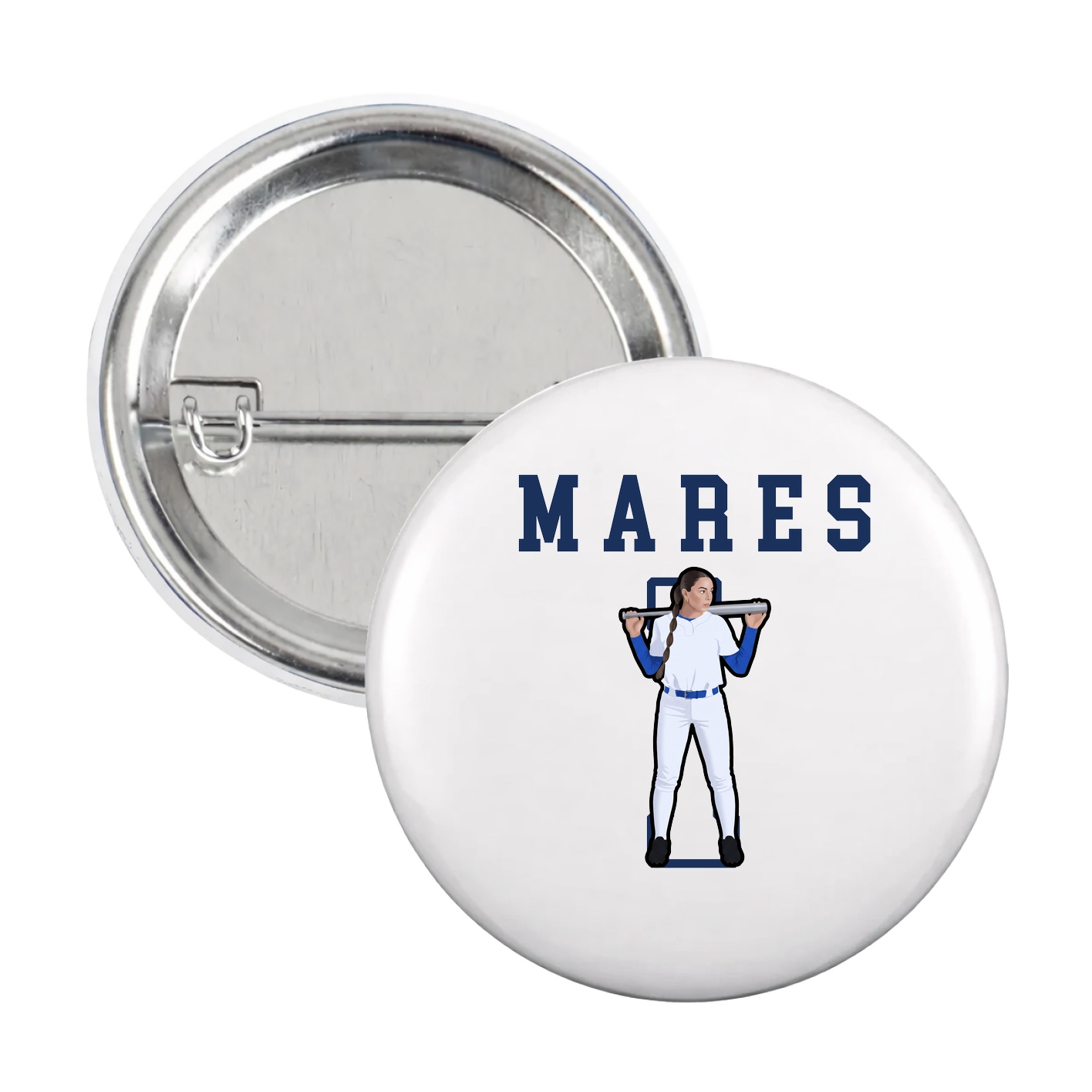 Game Day Button — Shirsey in White