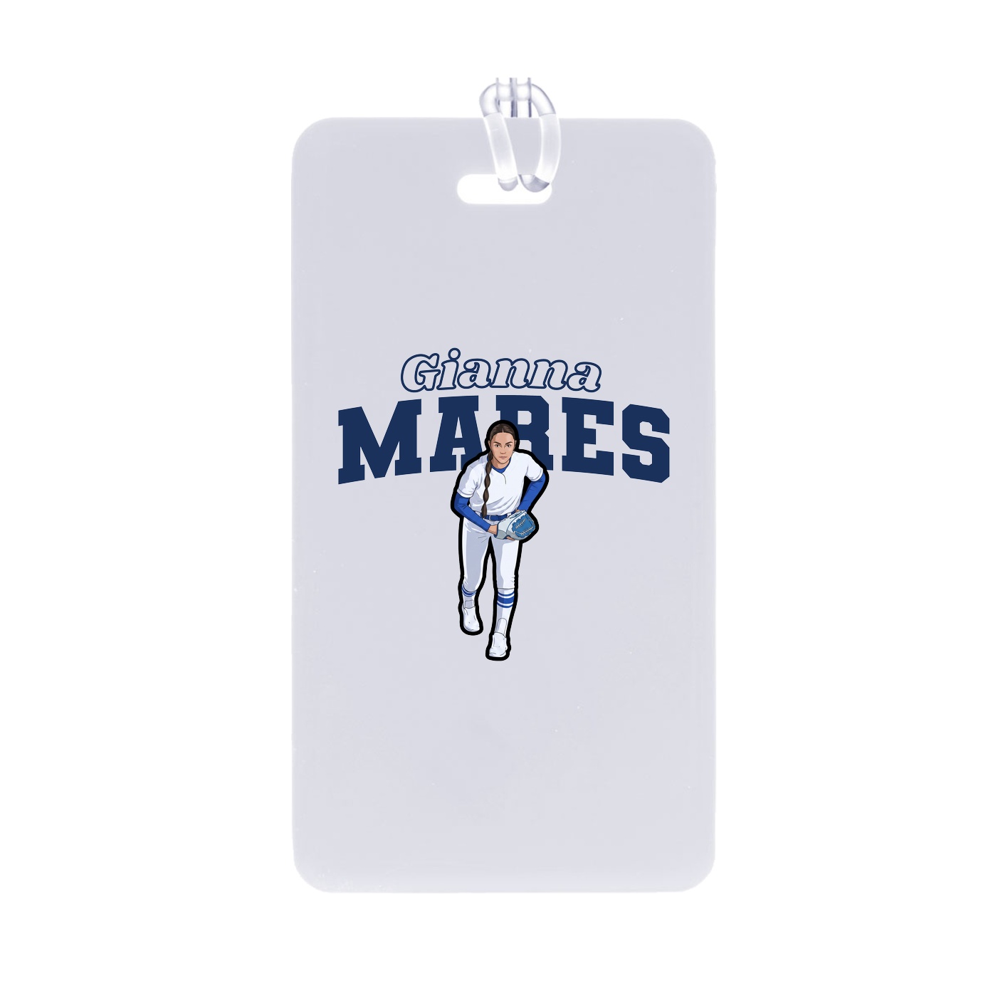 Bag Tag — Name Arch in Classic
