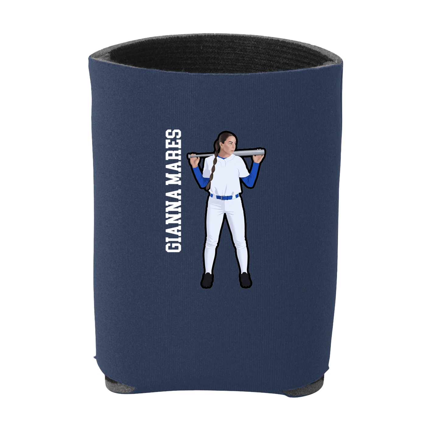 Can Holder — Name Vertical in Navy