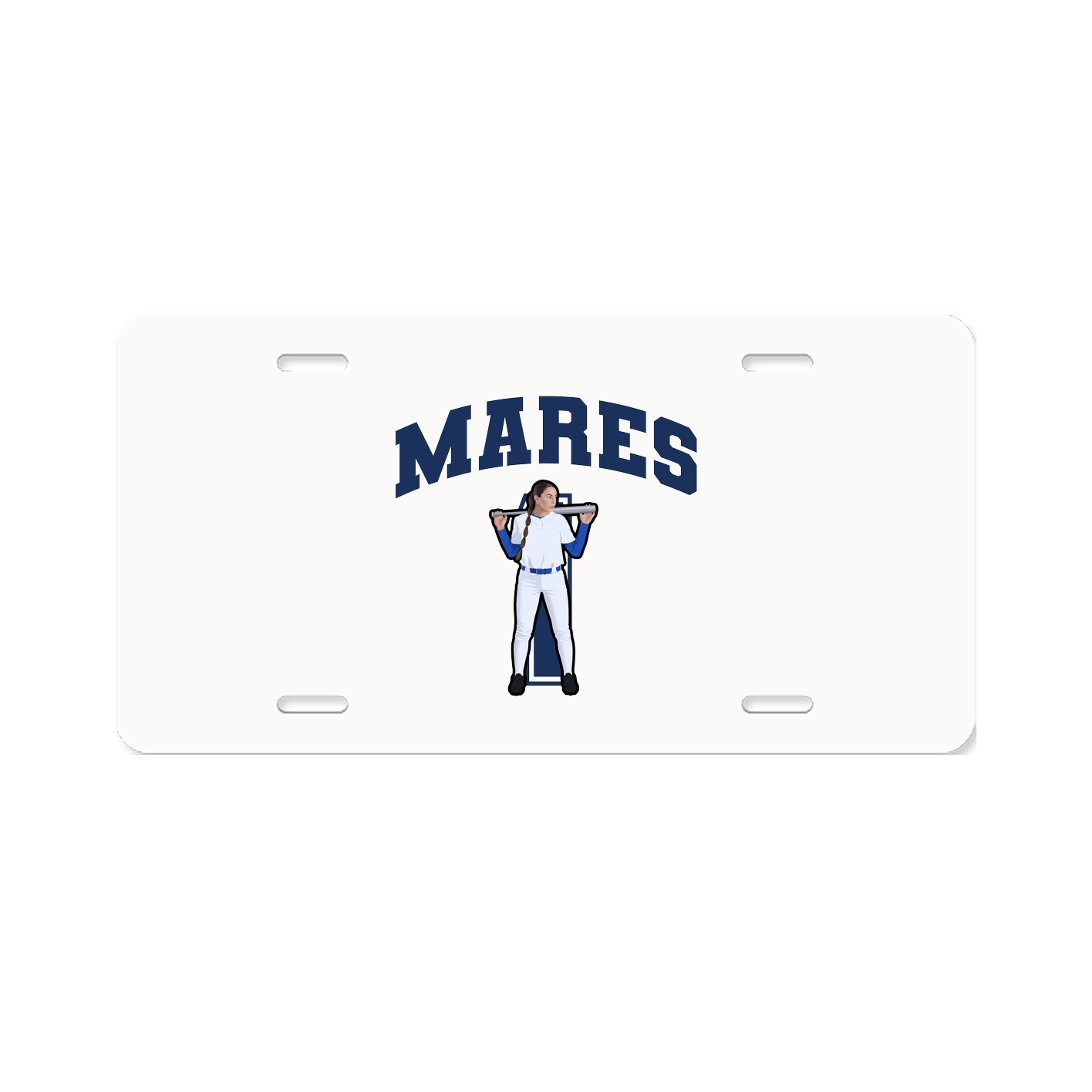 License Plate — Number in Classic