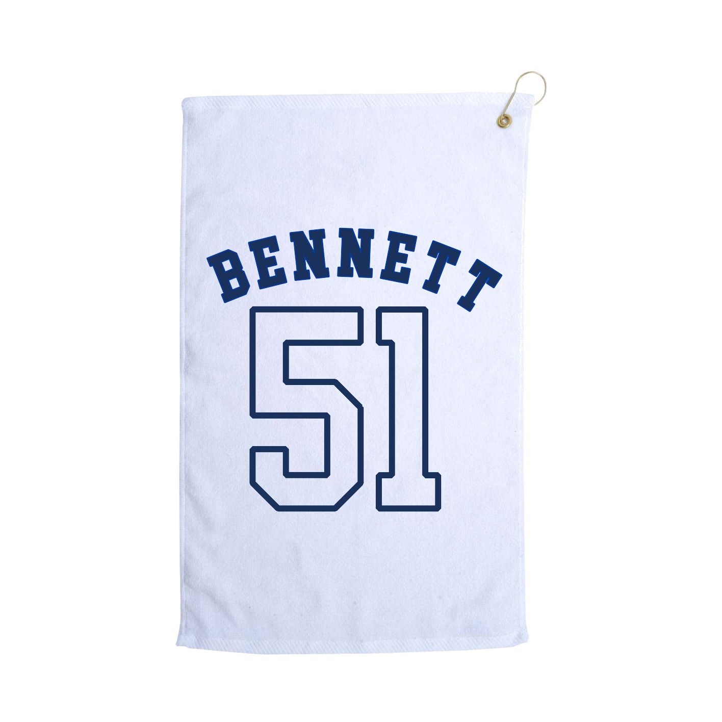 Golf Towel — Shirsey Arch in White