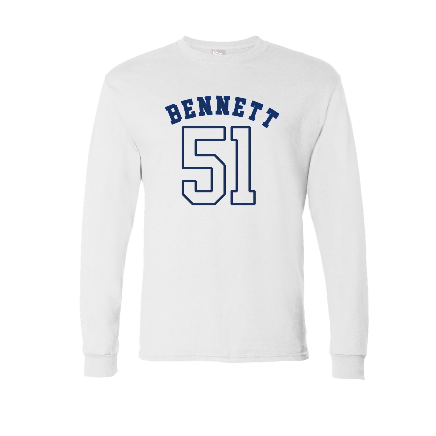 Long Sleeve Tee — Shirsey Arch in White