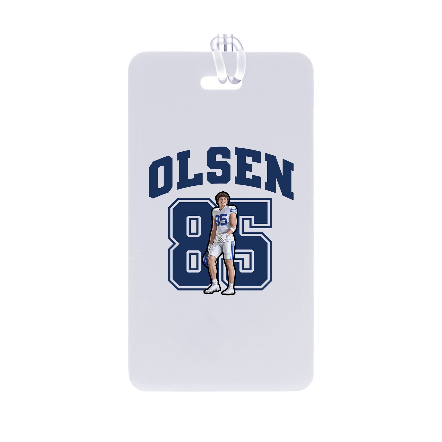 Bag Tag — Number in Classic