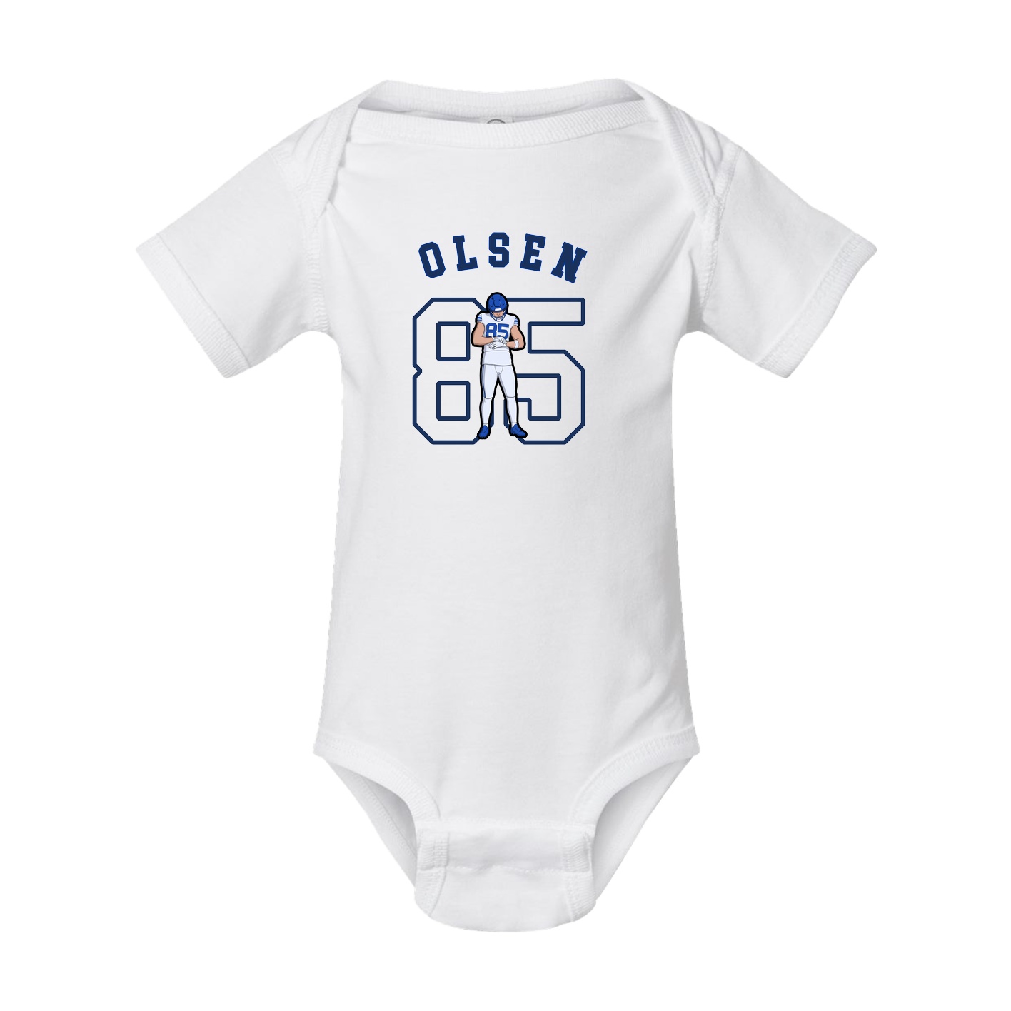 Baby Onesie — Shirsey Arch in White