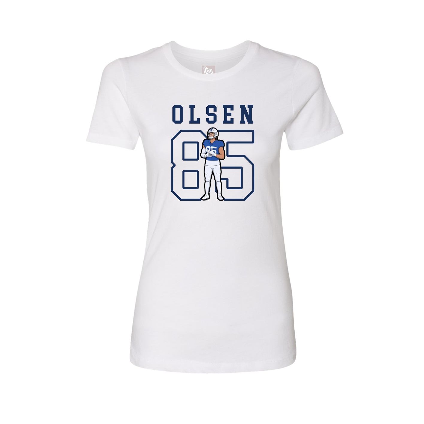 Fitted Women's Tee — Shirsey in White