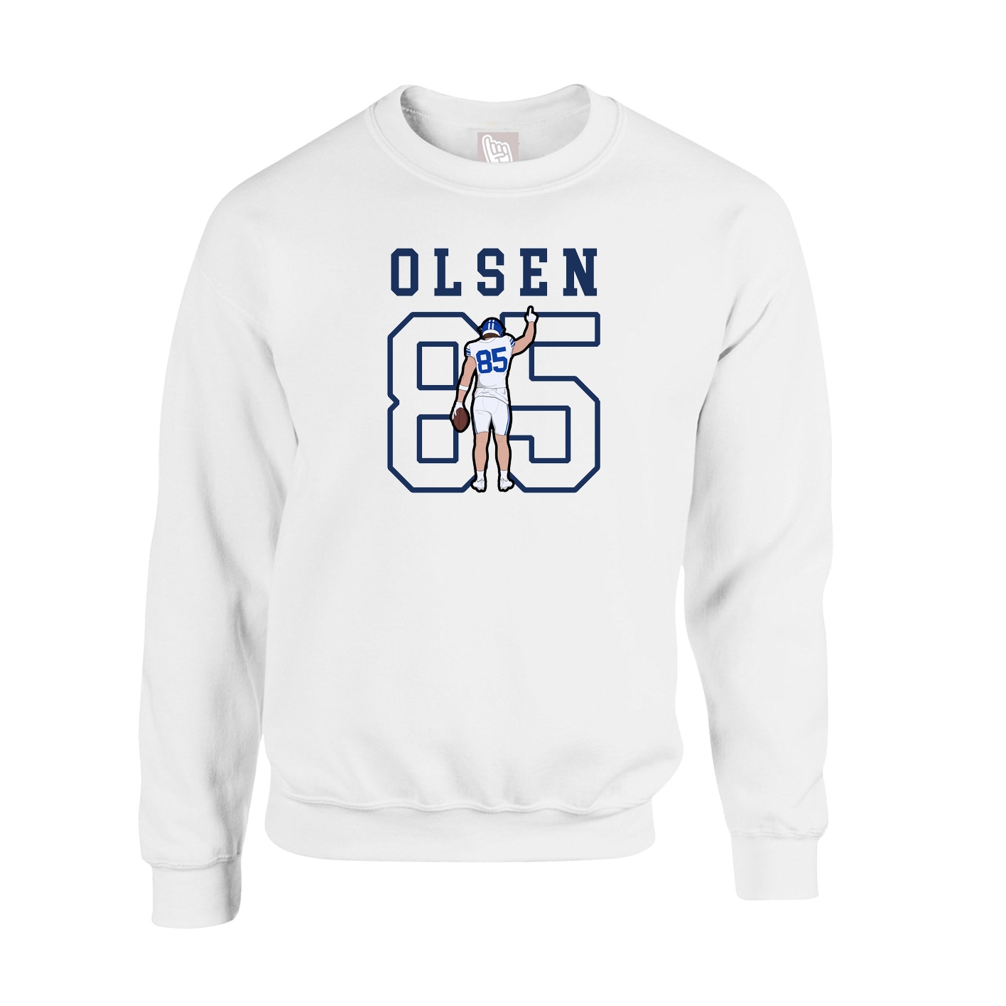 Fleece Crew — Shirsey in White