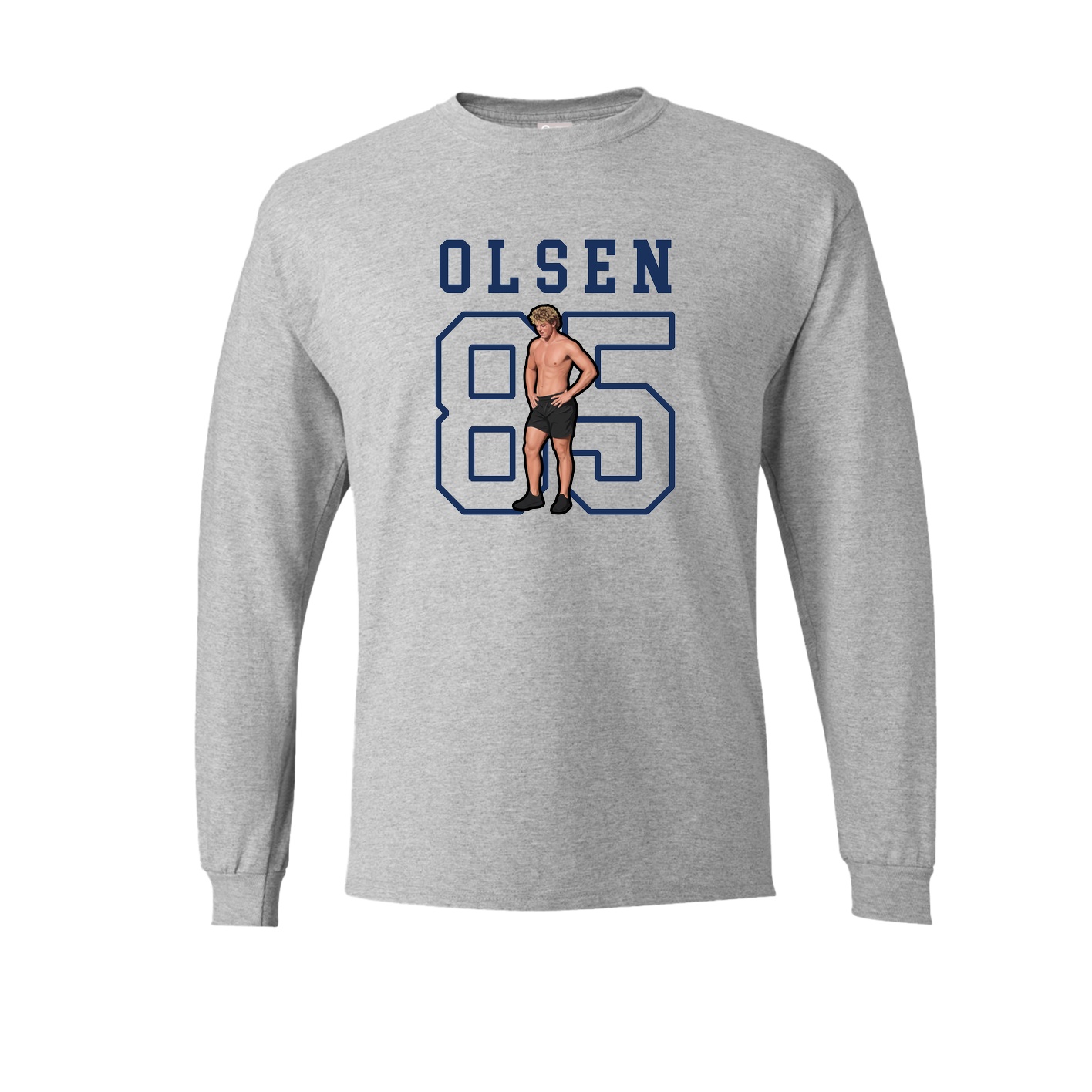Long Sleeve Tee — Shirsey in Grey
