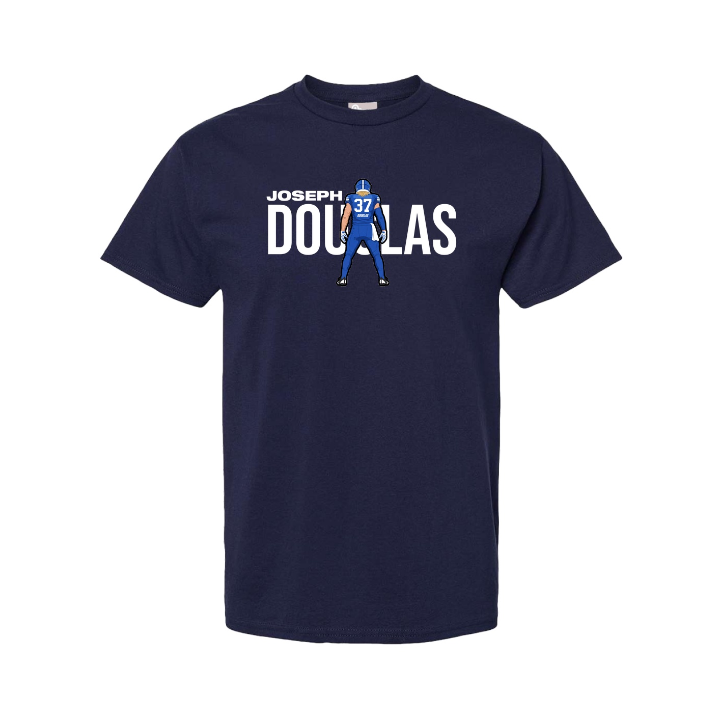 Youth Tee — Player Name in Navy