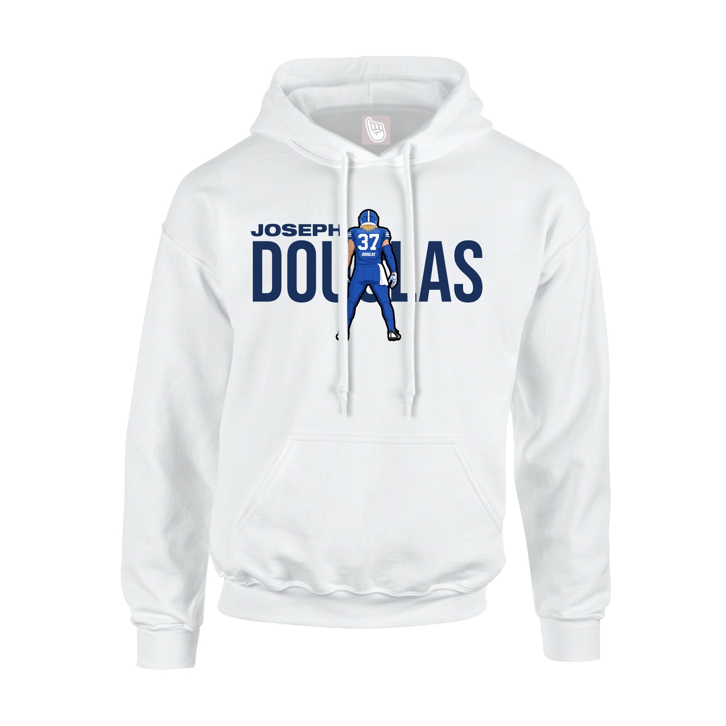 Hoodie — Player Name in White