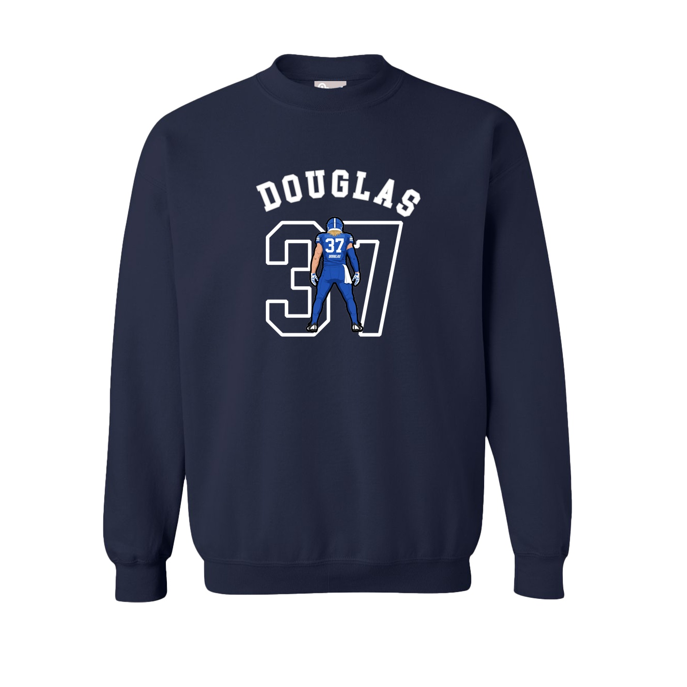 Fleece Crew — Shirsey Arch in Navy