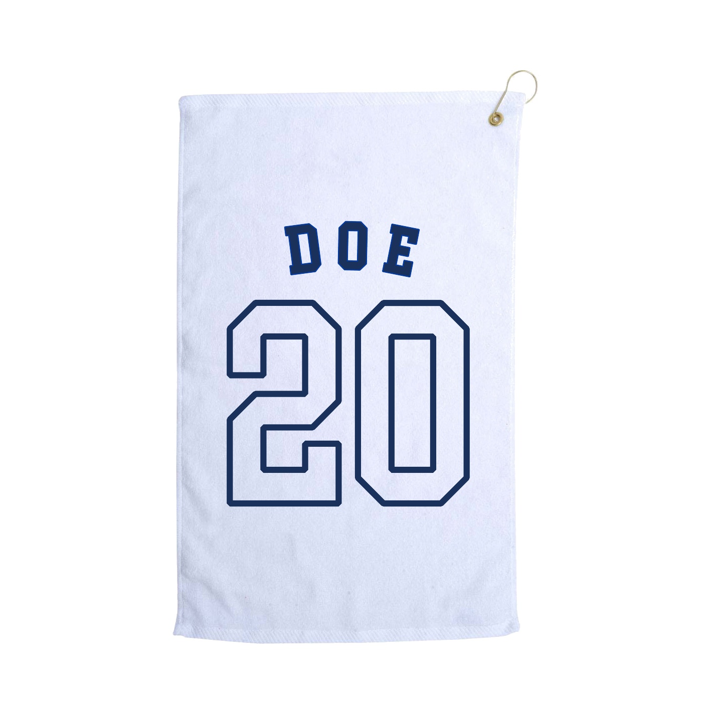 Golf Towel — Shirsey Arch in White