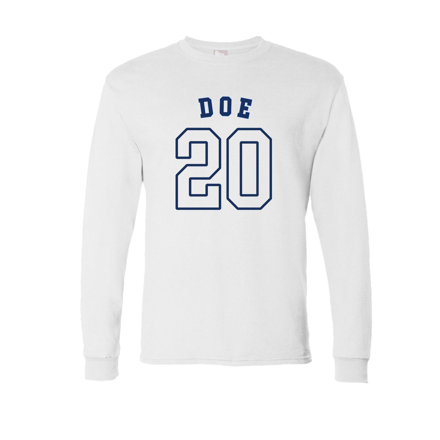 Long Sleeve Tee — Shirsey Arch in White