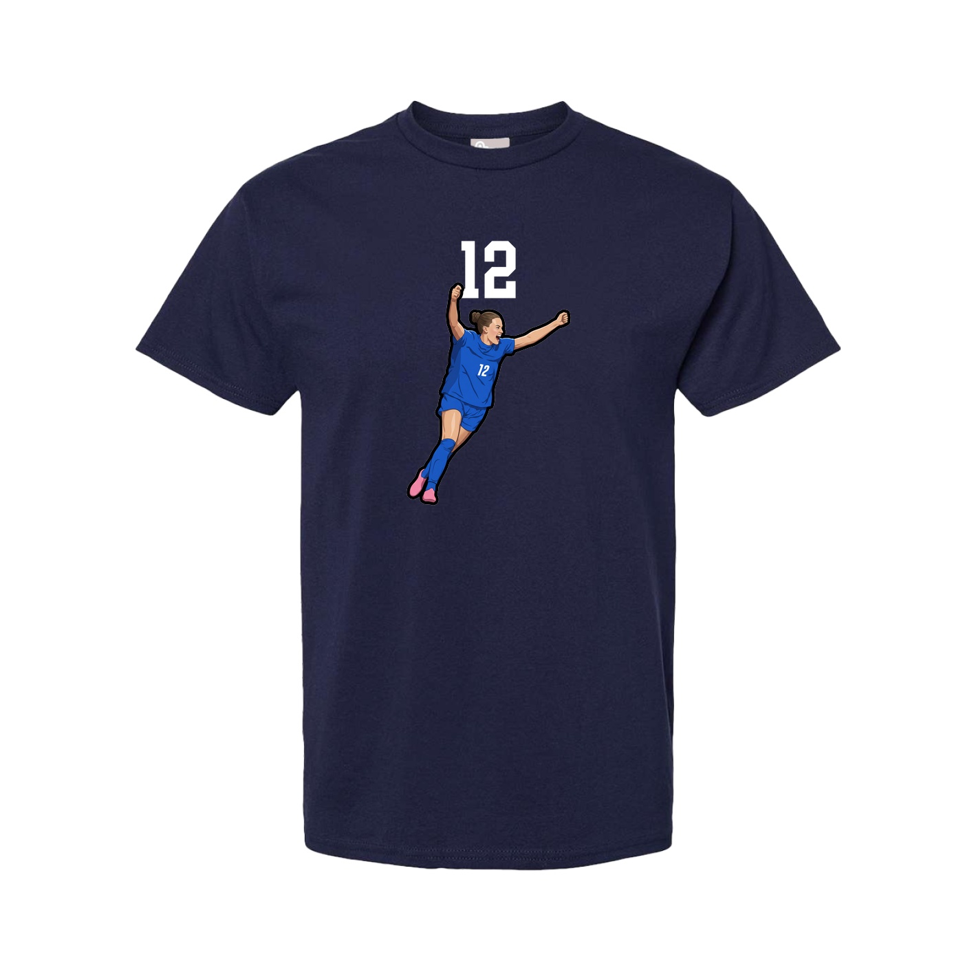 Youth Tee — Number Top in Navy