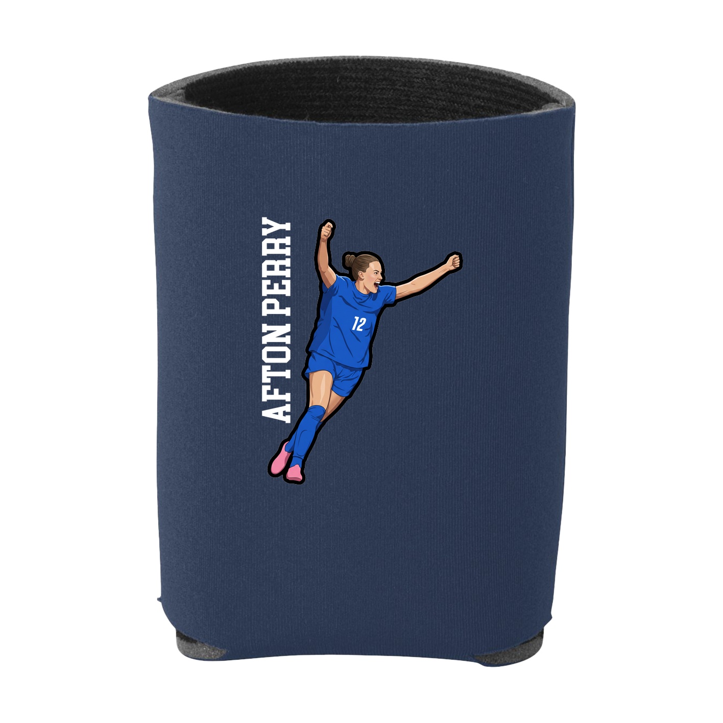 Can Holder — Name Vertical in Navy