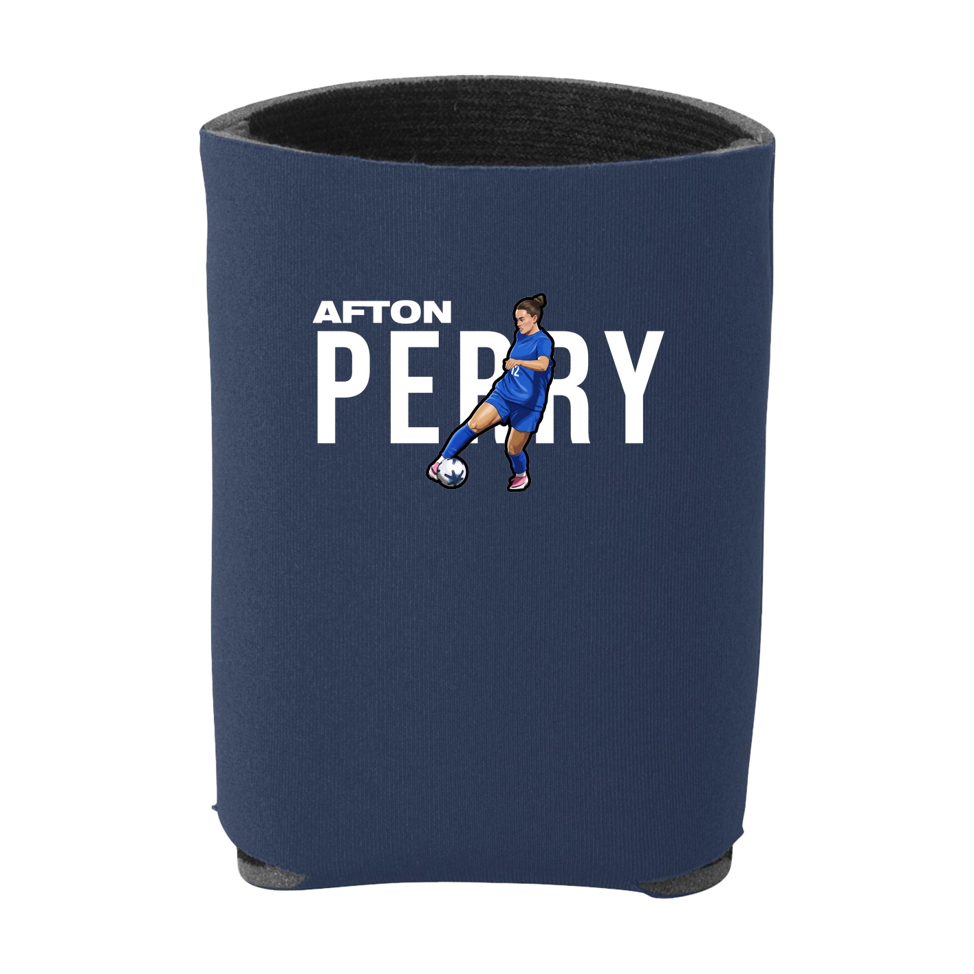 Can Holder — Player Name in Navy