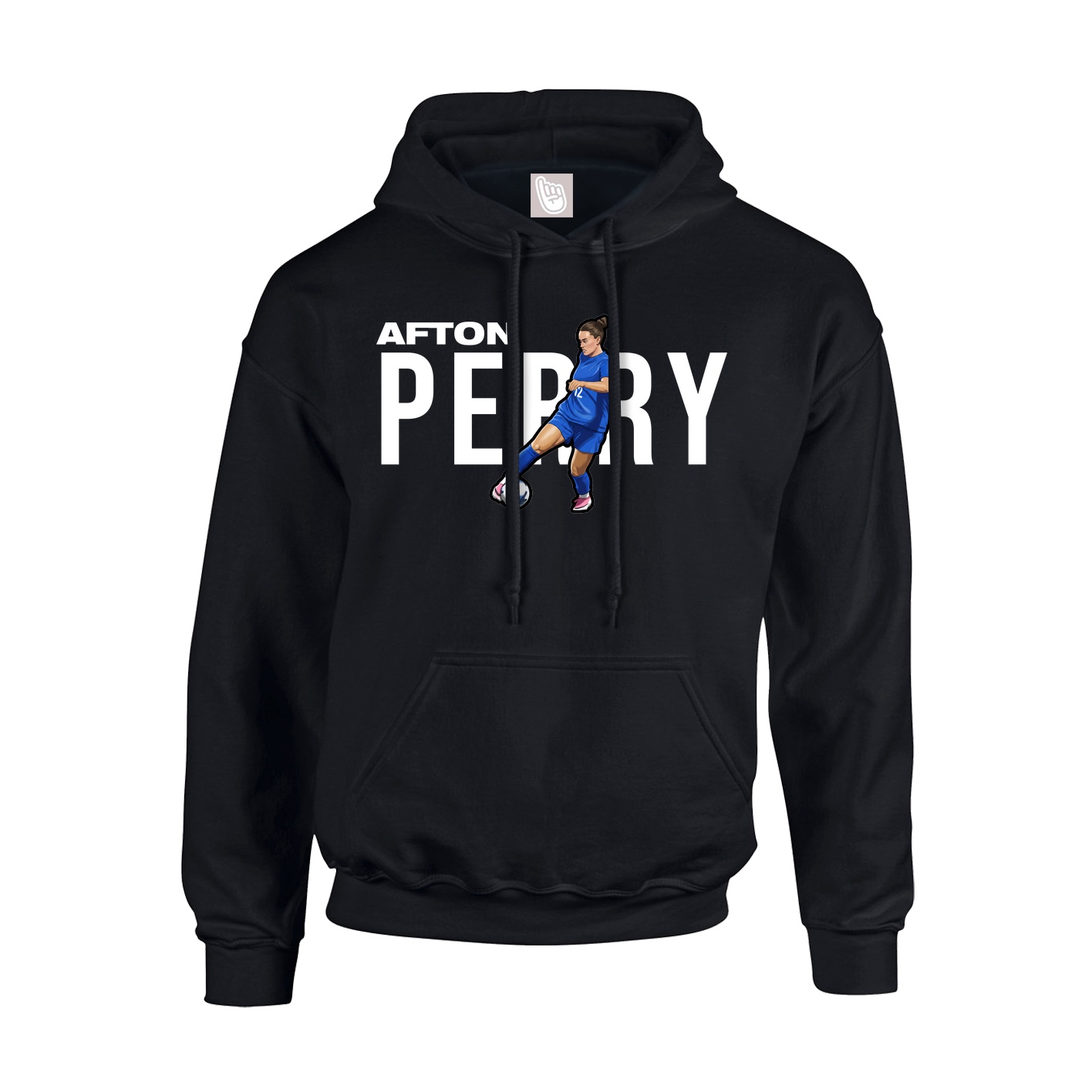Youth Hoodie — Player Name in Black