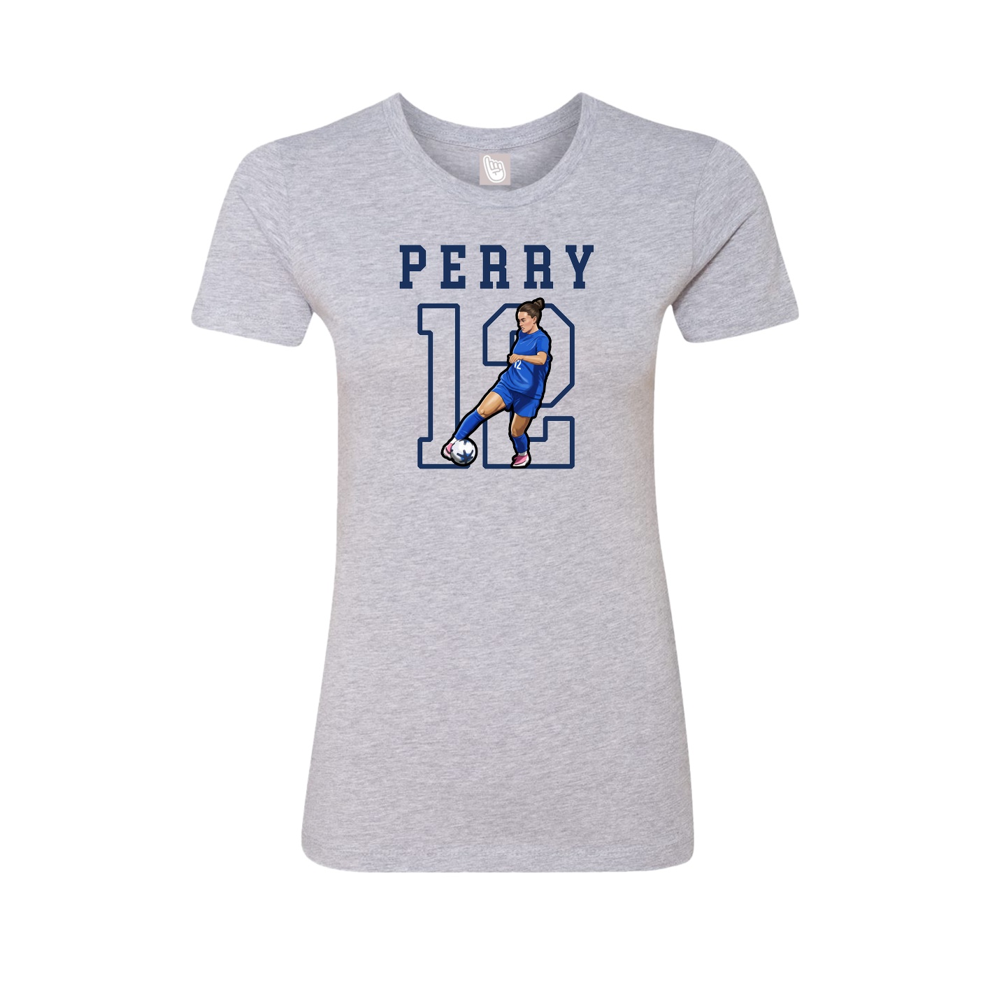 Fitted Women's Tee — Shirsey in Grey